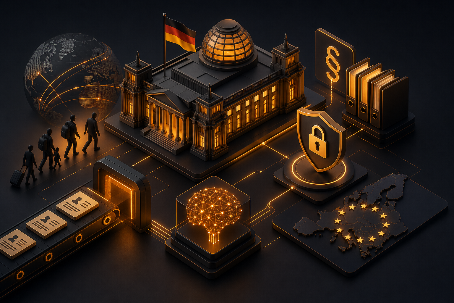 German Cabinet Approves AI Law for Faster Asylum Procedures