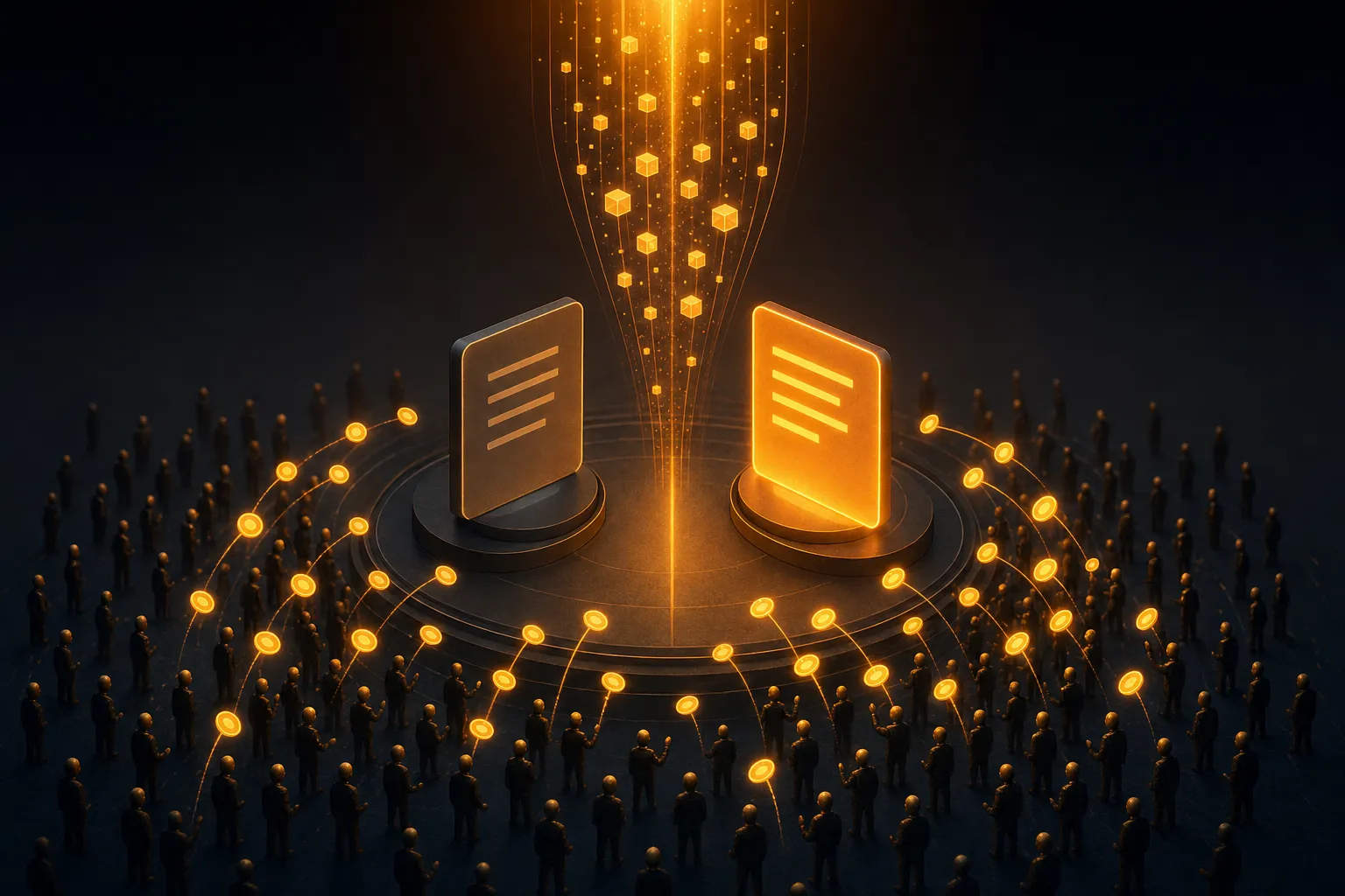 Two anonymous AI answers facing off – the Chatbot Arena principle