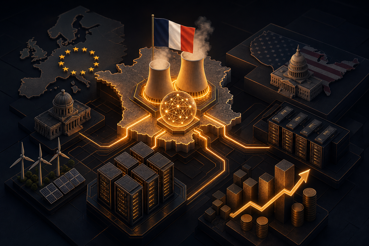 France's Secret Weapon in the AI War: Cheap Nuclear Power