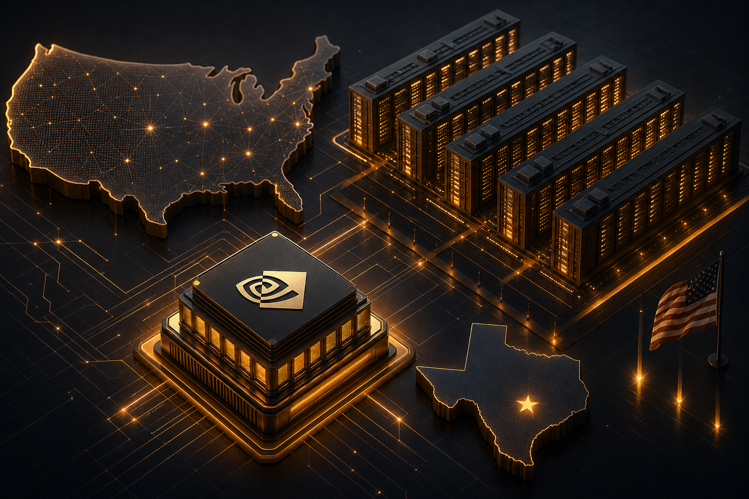 Nvidia Secures $50 Billion Lease for Texas Data Centre
