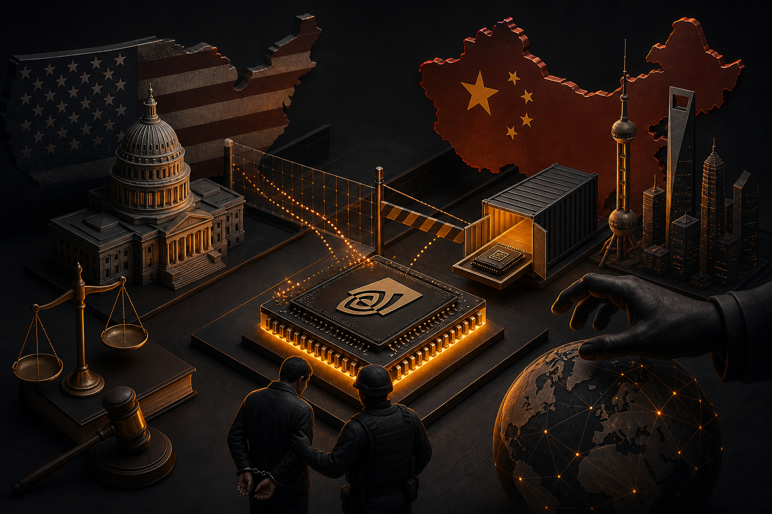 Nvidia Employee Detained in Taiwan Over AI Chip Smuggling to China