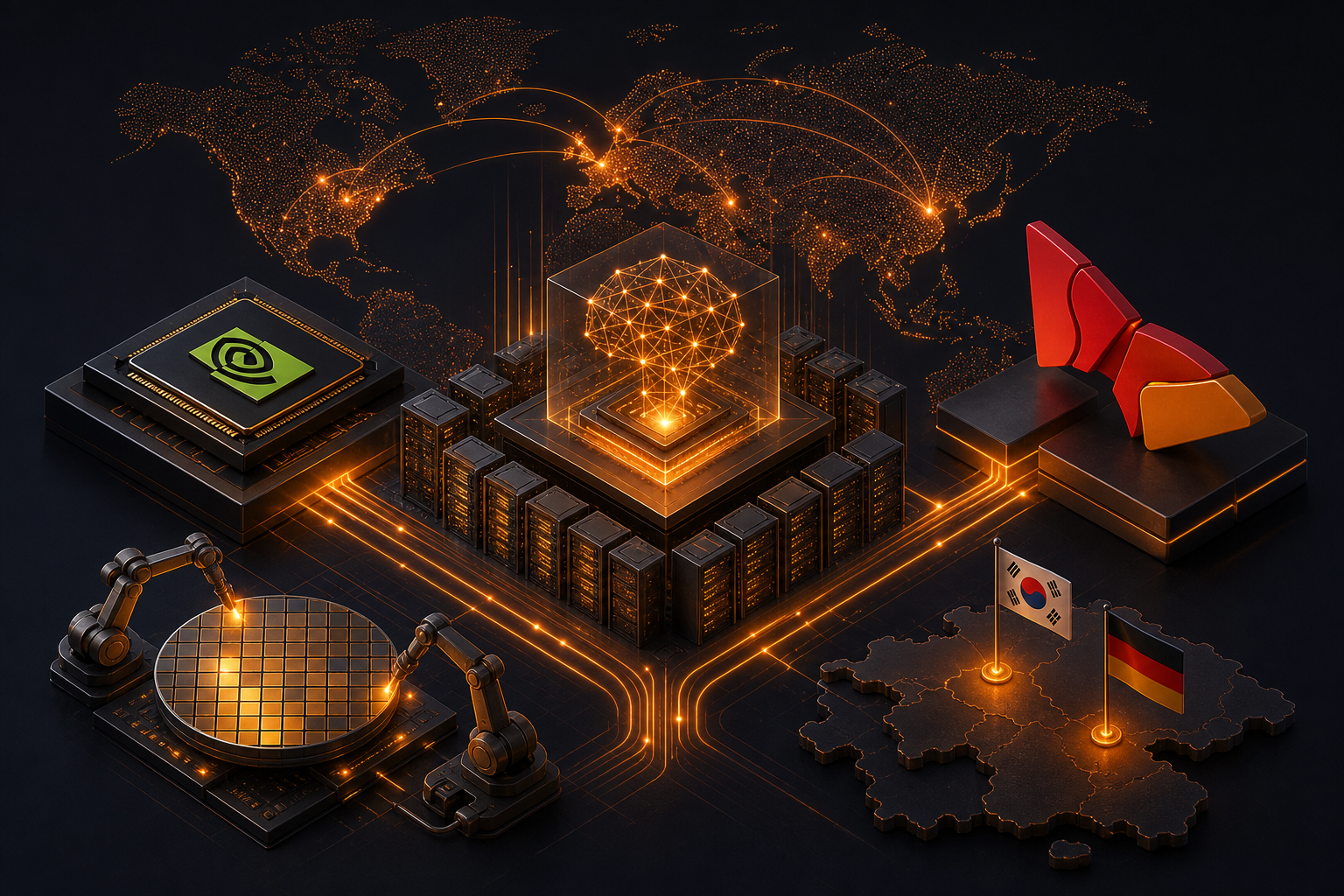 Nvidia and SK Group Launch $500 Billion-Plus AI Data Center Initiative