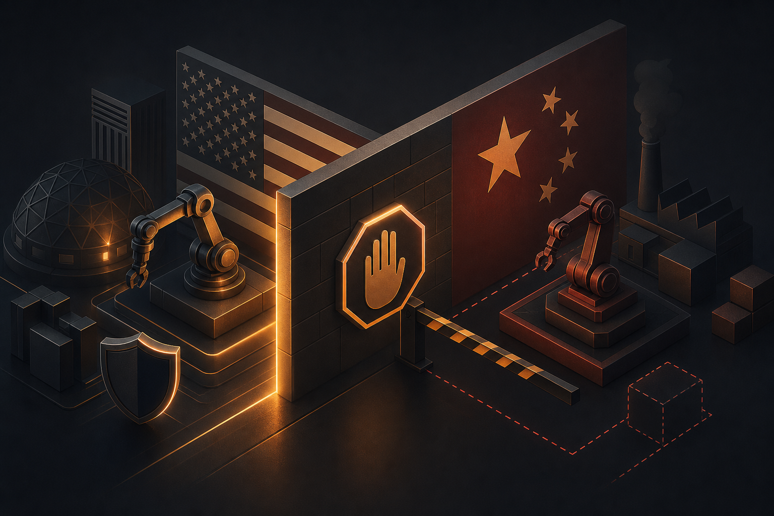 USA Blocks Chinese Robots – Export Controls Become Market Protection