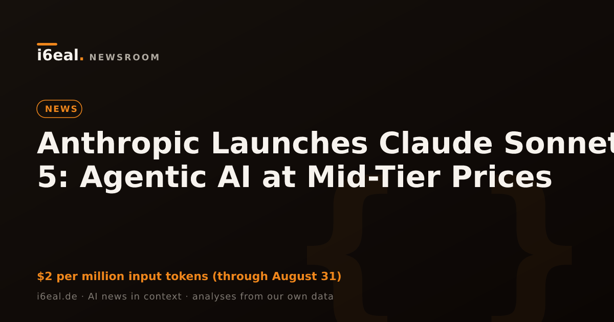 Anthropic Launches Claude Sonnet 5: Agentic AI at Mid-Tier Prices