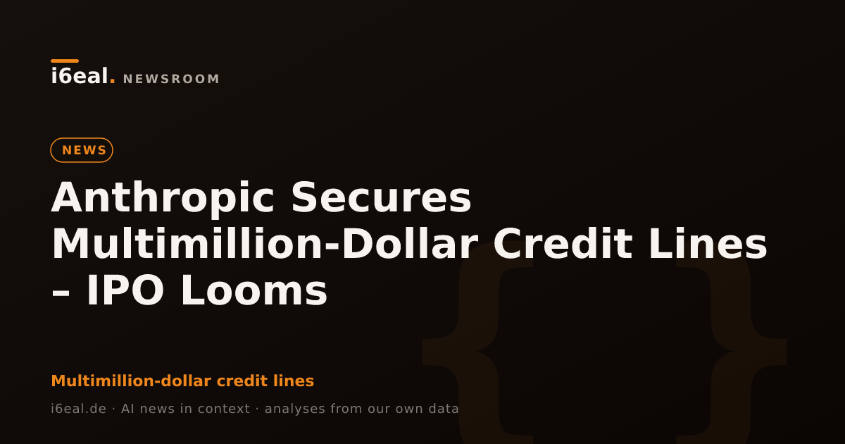 Anthropic Secures Multimillion-Dollar Credit Lines – IPO Looms