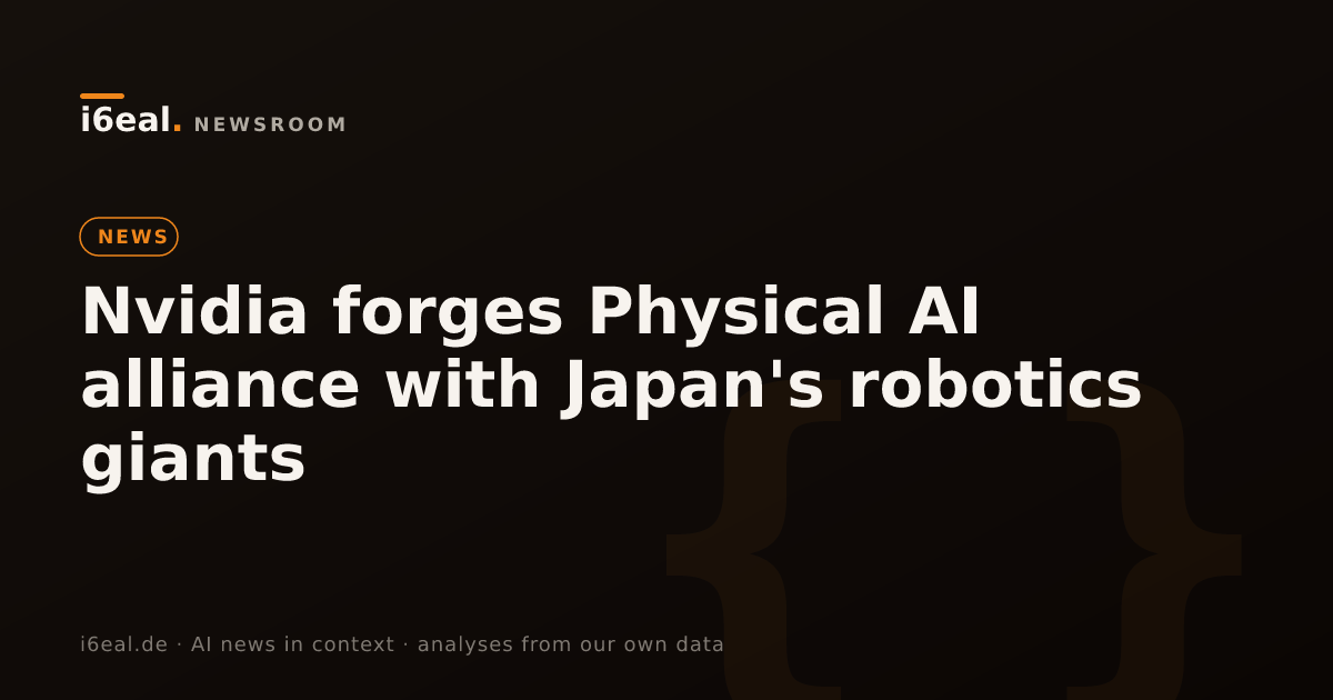 Nvidia forges Physical AI alliance with Japan's robotics giants