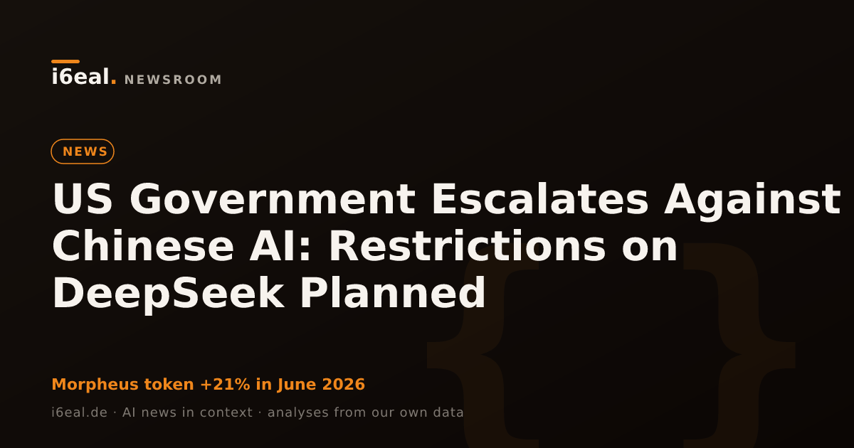 US Government Escalates Against Chinese AI: Restrictions on DeepSeek Planned