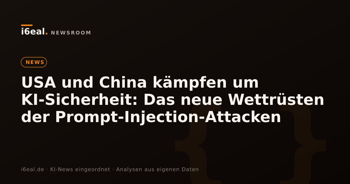 USA und China kämpfen um KI-Sicherheit: Das neue Wettrüsten der Prompt-Injection-Attacken